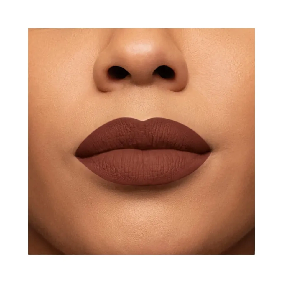 BATOM LÍQUIDO SKINNY MATTE CASTANHO BEGONIA - NIINA SECRETS  - 2