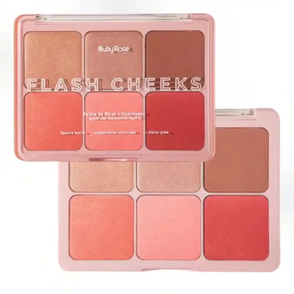 Paleta multifuncional Flash Cheeks - Ruby Rose   - 1