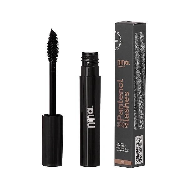 MÁSCARA DE CÍLIOS PANTENOL LASHES VOLUME - NINA MAKEUP - 1