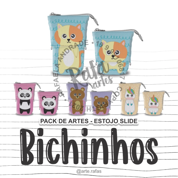 Estojo - Bichinhos  - 2