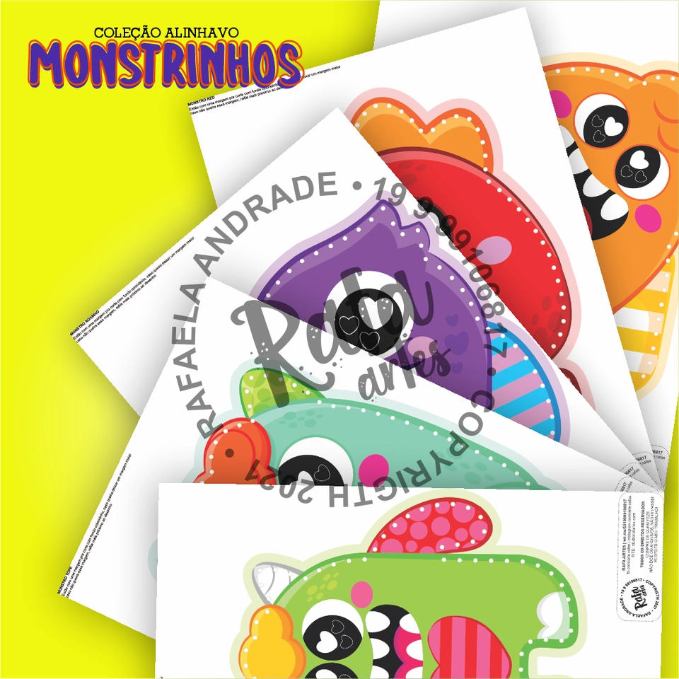 ALINHAVOS - MONSTRINHOS - imagem 2