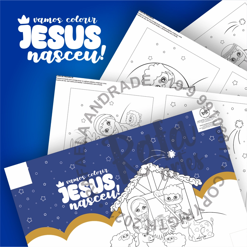 PINTE E LAVE - BOX JESUS NASCEU - imagem 2