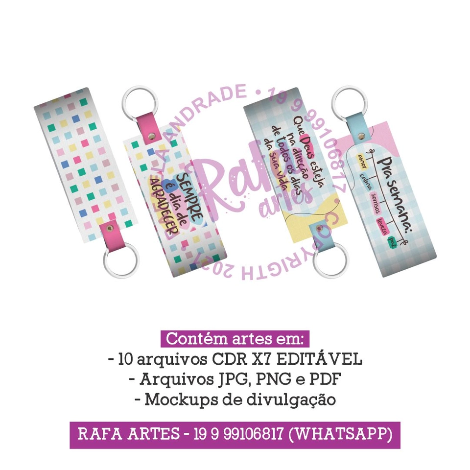 Chaveiro Slim - Motivacional - imagem 2