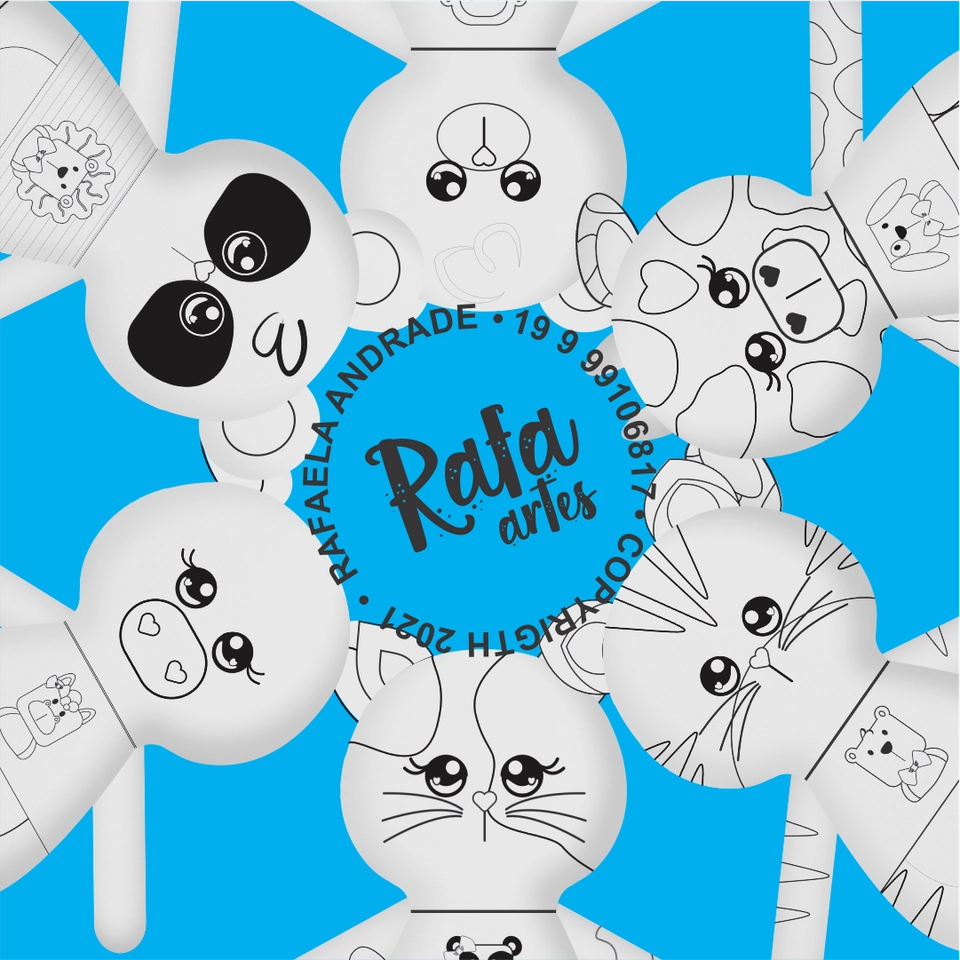 Dolls - Animais Colorir - 1