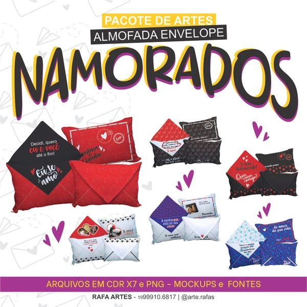 Namorados - Almofada Envelope - imagem 1