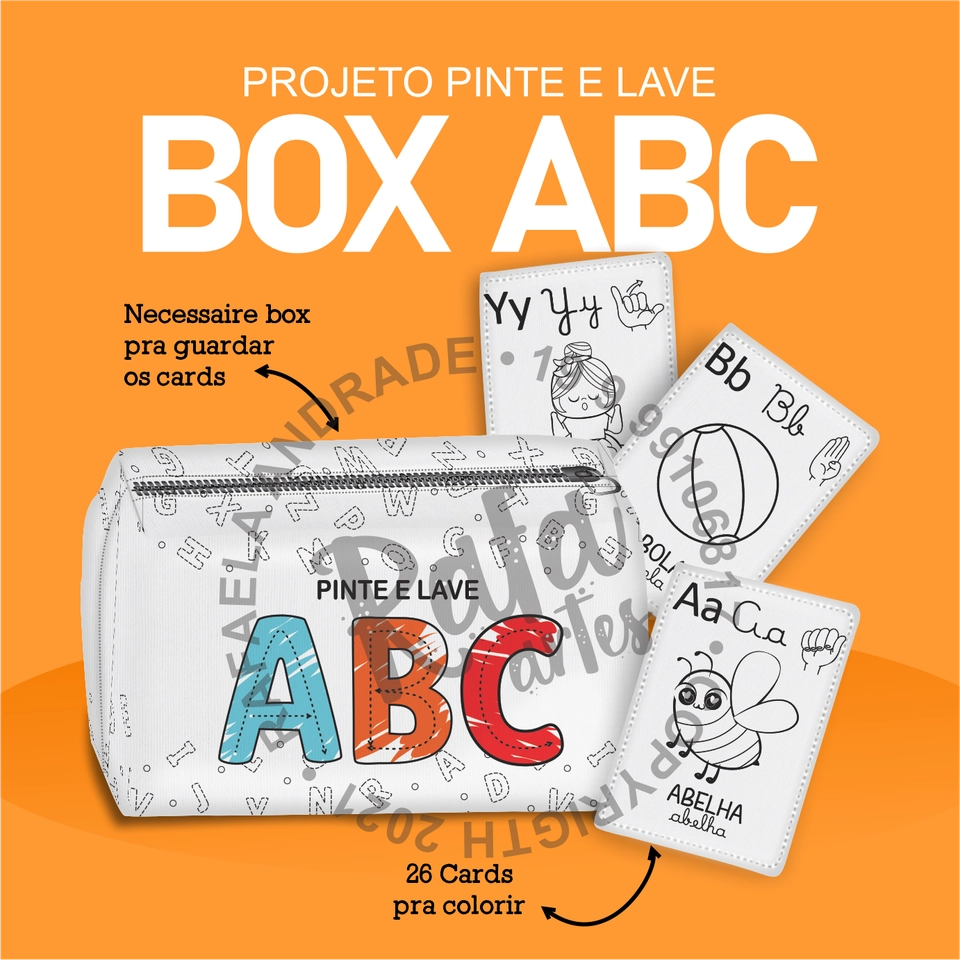 PINTE E LAVE - Box alfabetização  - imagem 1