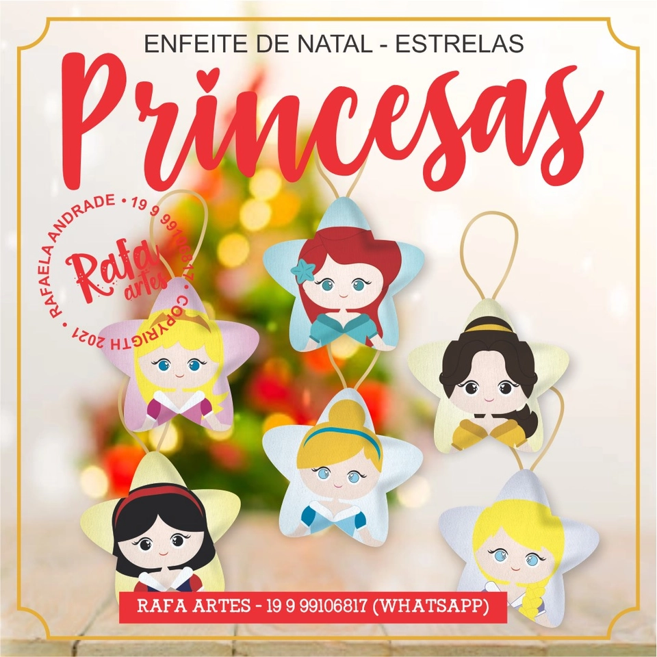 Natal - Estrelinhas Princesas