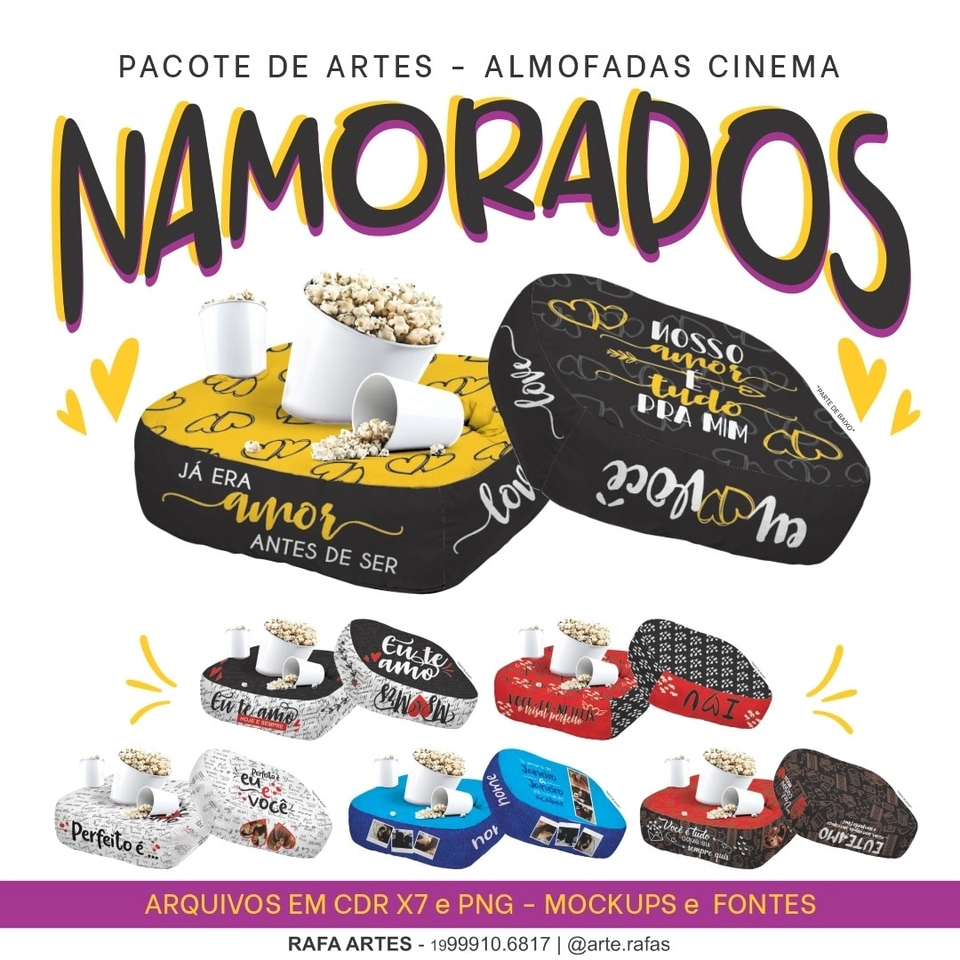 Namorados - Almofada Cine - imagem 1