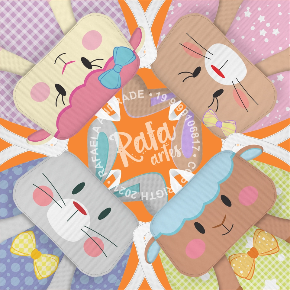 Páscoa - Ovelhinhas e Coelhos - 1