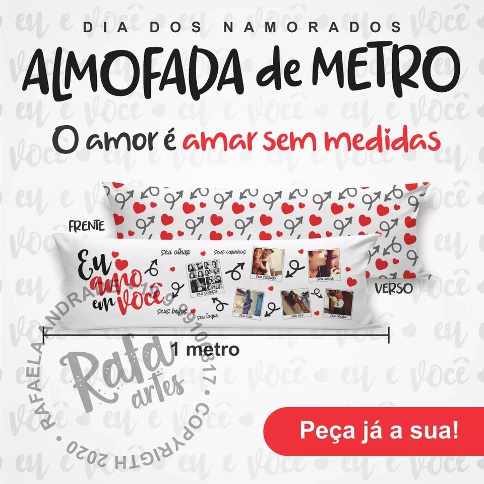Namorados - Almofada Metro - imagem 2
