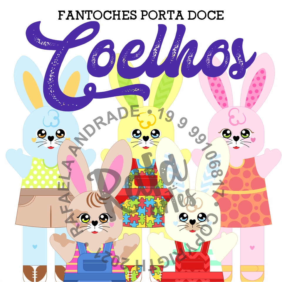 FANTOCHES - PÁSCOA COELHO 2.0 - imagem 1