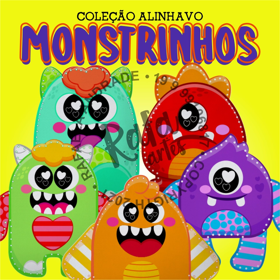 ALINHAVOS - MONSTRINHOS - imagem 1