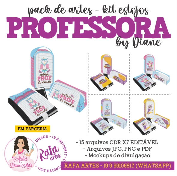 Profes - Kits Estojos by Diane - imagem 1