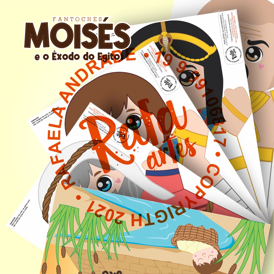 FANTOCHES - MOISES E O ÊXODO DO EGITO - imagem 2