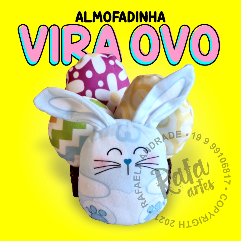 ALMOFADAS PÁSCOA - VIRA OVO - imagem 1