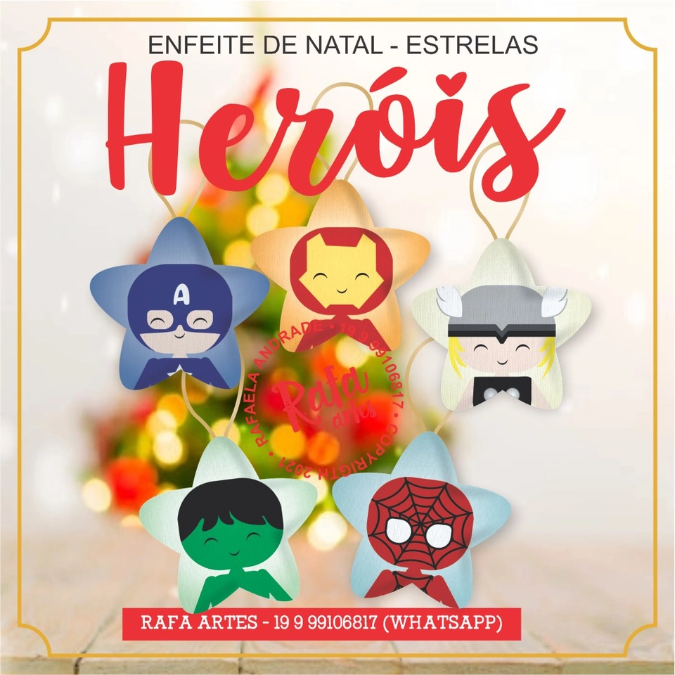 Natal - Estrelinhas Heróis