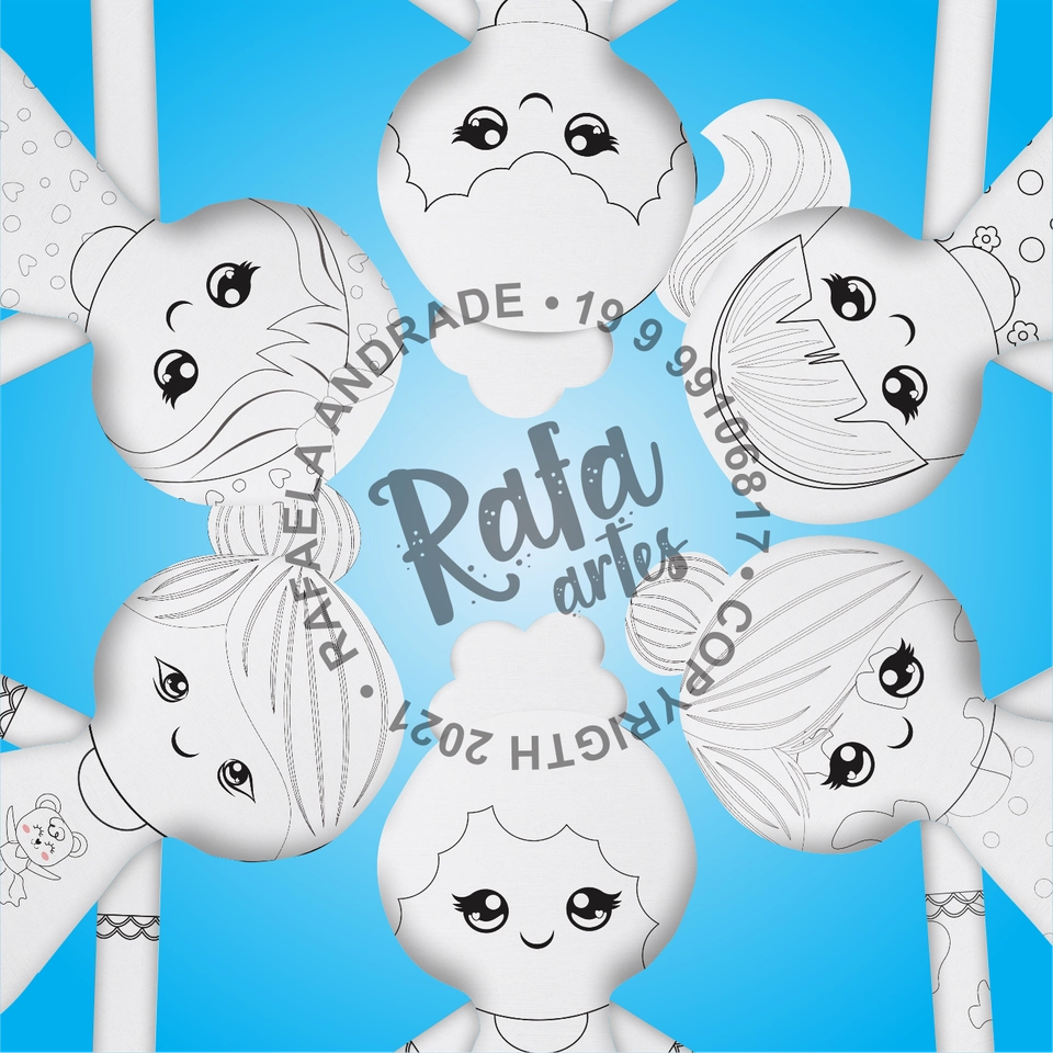 Pinte e Lave - Dolls Bailarinas - imagem 1