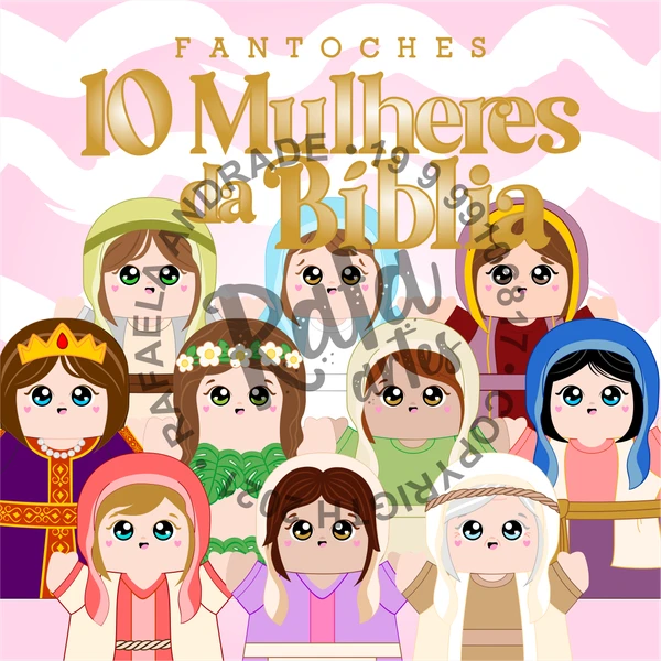 FANTOCHES - 10 MULHERES DA BÍBLIA - imagem 1