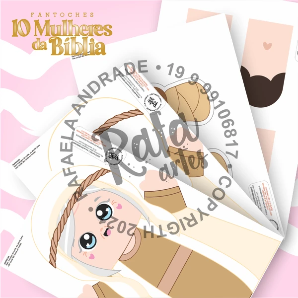 FANTOCHES - 10 MULHERES DA BÍBLIA - imagem 2