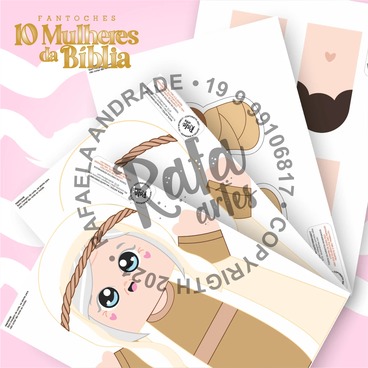 FANTOCHES - 10 MULHERES DA BÍBLIA - 2