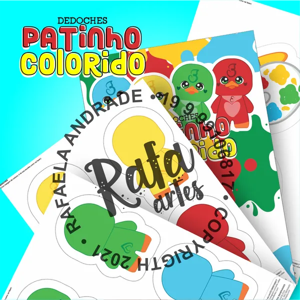 DEDOCHES - PATINHO COLORIDO - imagem 2