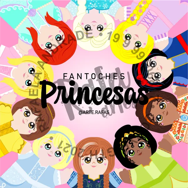 FANTOCHES - PRINCESAS  - imagem 1