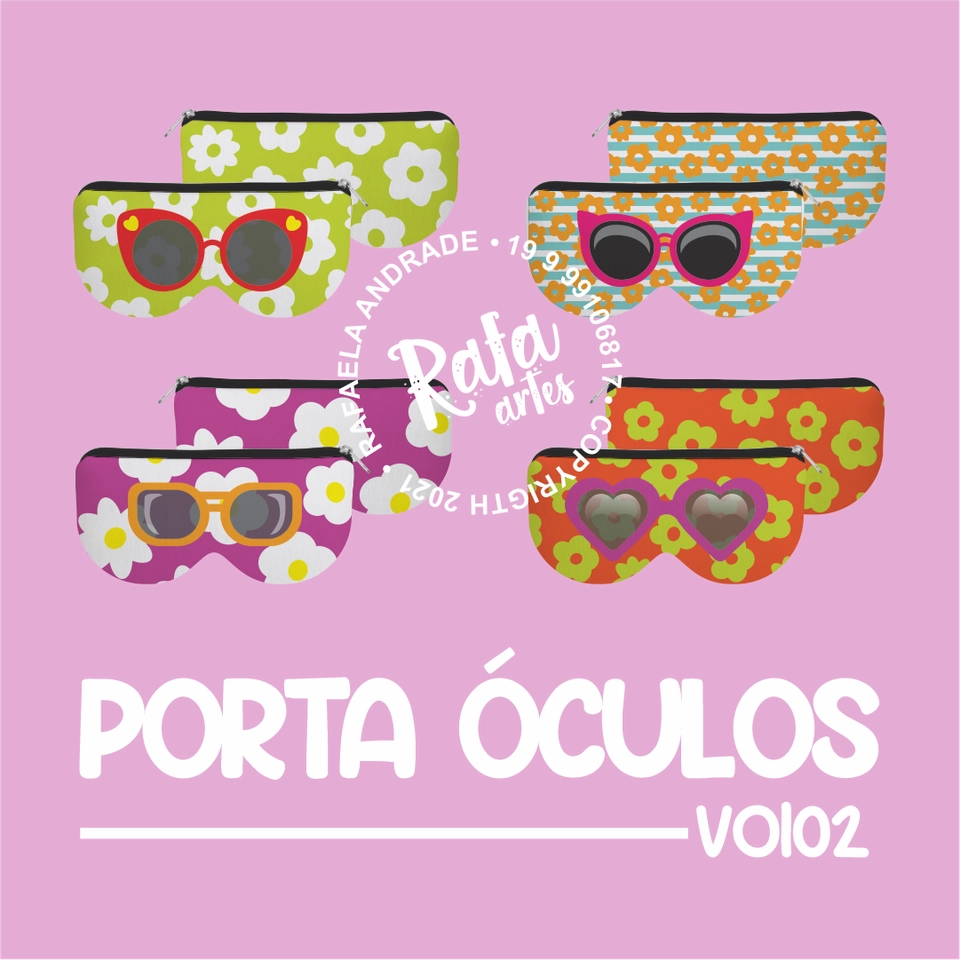 Porta Óculos - Coleção Colorida - imagem 3