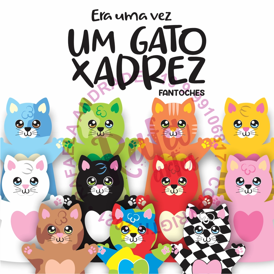 Fantoches - O Gato xadrez - 1