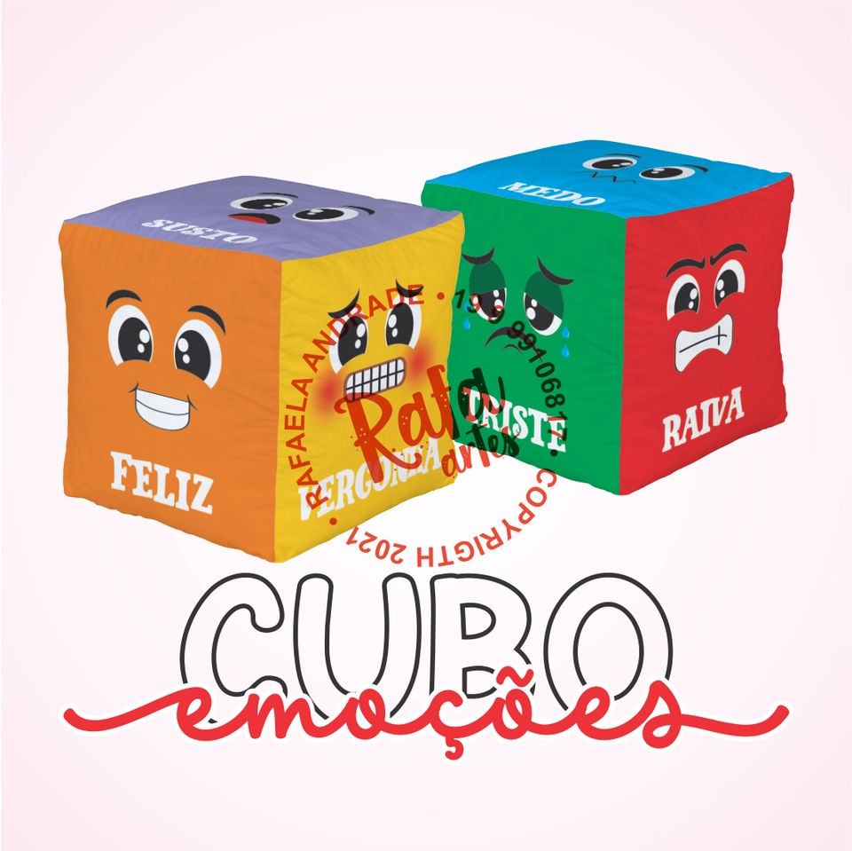 FANTOCHES - Cubo e Fantoches emoções - imagem 2