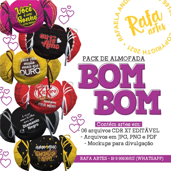 Namorados - Almofada Bombom - 1