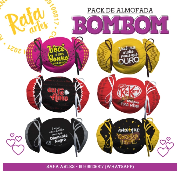 Namorados - Almofada Bombom - 2