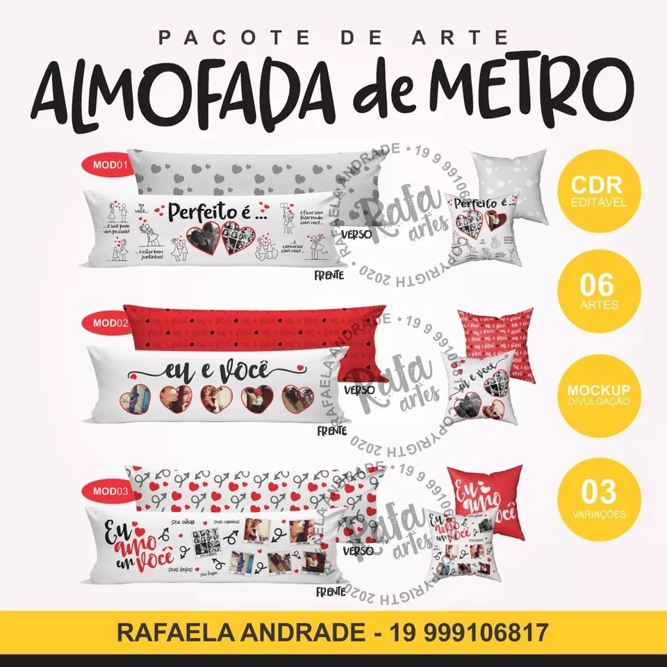 Namorados - Almofada Metro - imagem 1