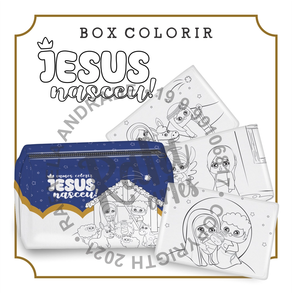 PINTE E LAVE - BOX JESUS NASCEU - imagem 1