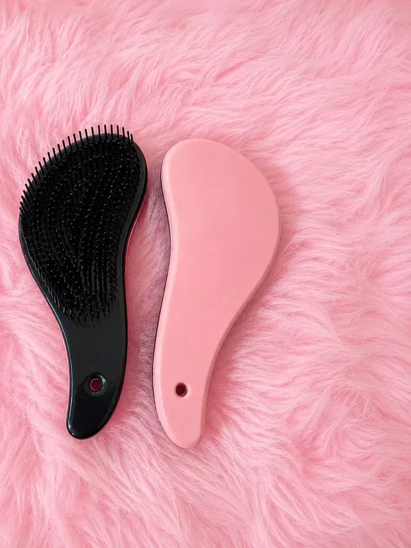 Escova Mágica Rosa para Cabelo