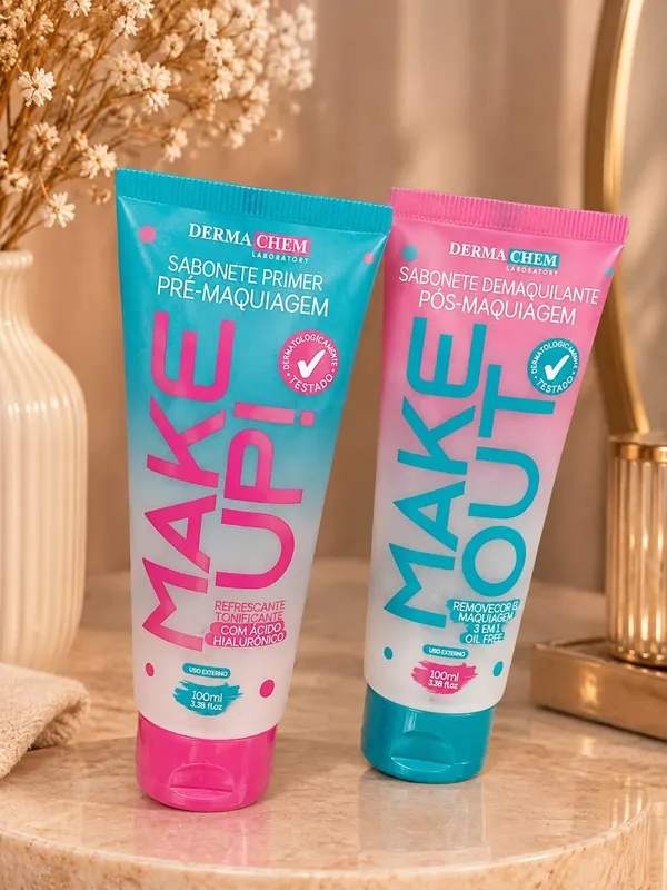 Duo Sabonete Dermachem Pré + Pós-Maquiagem 100ml