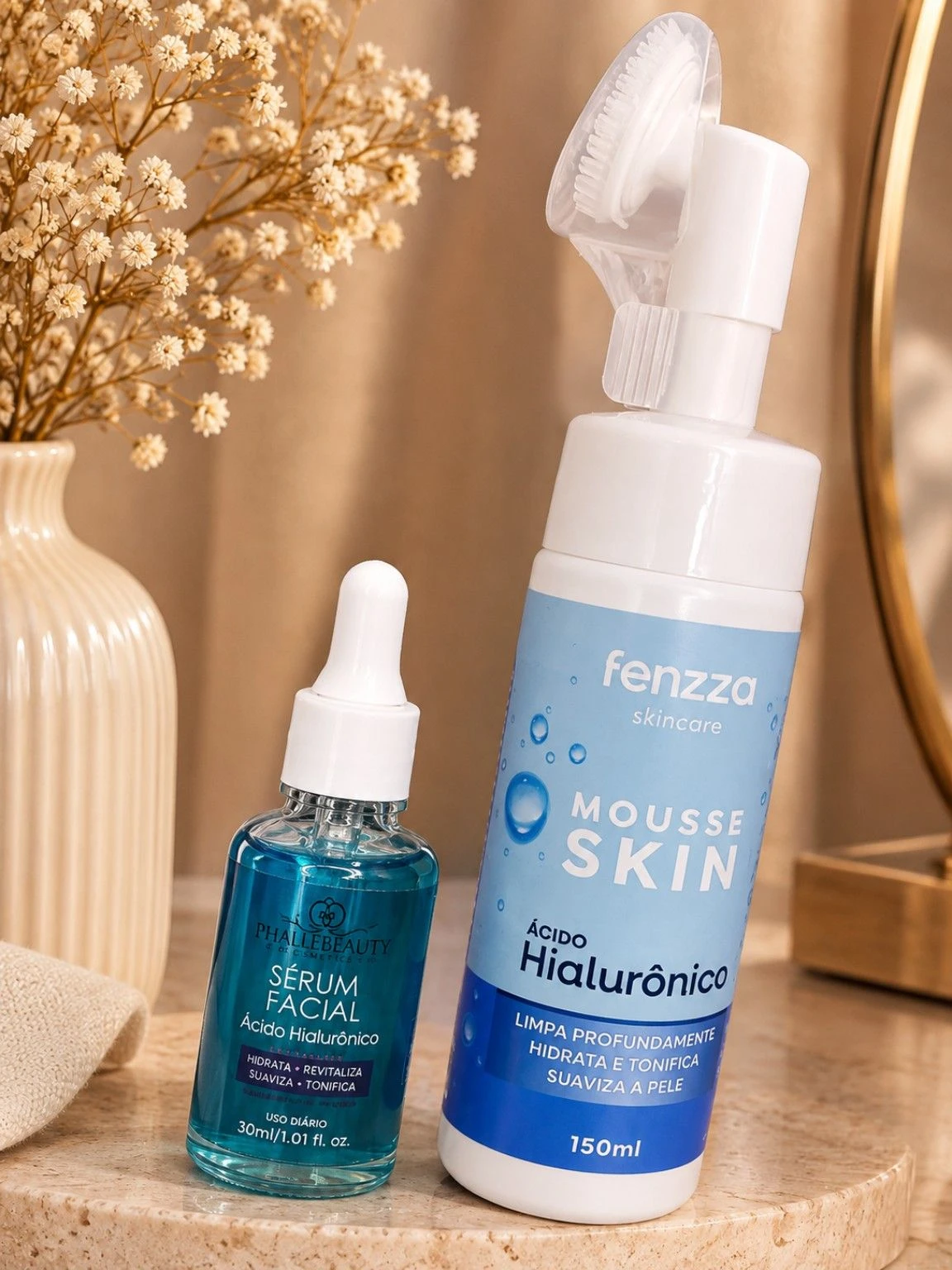 Kit Skincare Ácido Hialurônico – Phállebeauty + Fenzza - 1