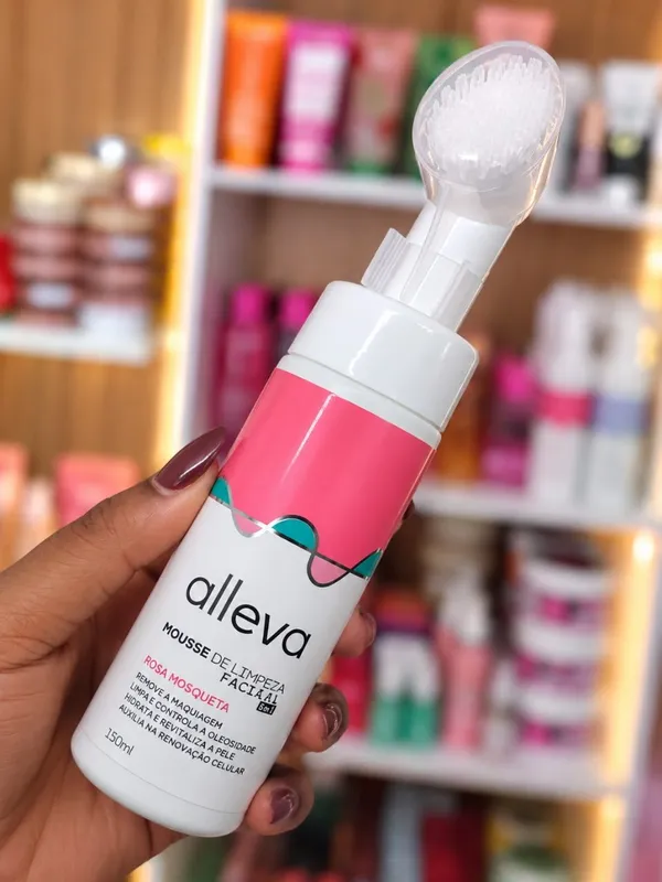 Mousse de Limpeza Facial Alleva 150ml - imagem 2