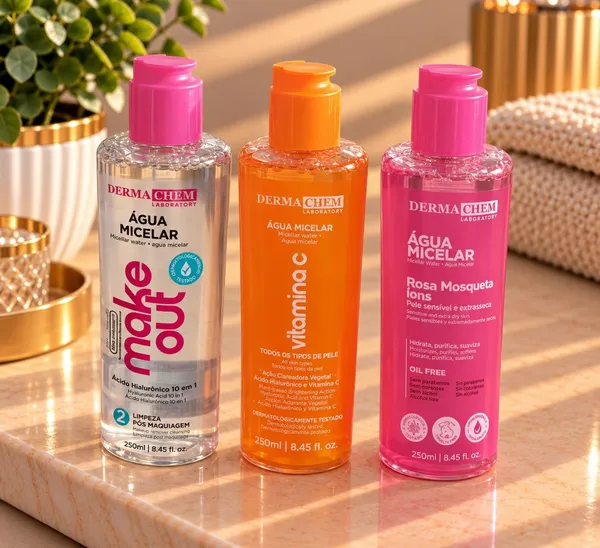 Água Micelar Rosa Mosqueta Dermachem 230ml