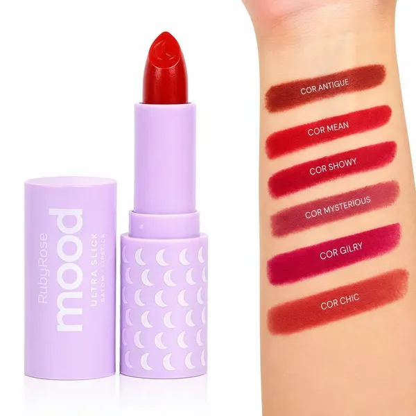 Batom Cremoso Ultra Slick Mood Ruby Rose 3,6g - imagem 2