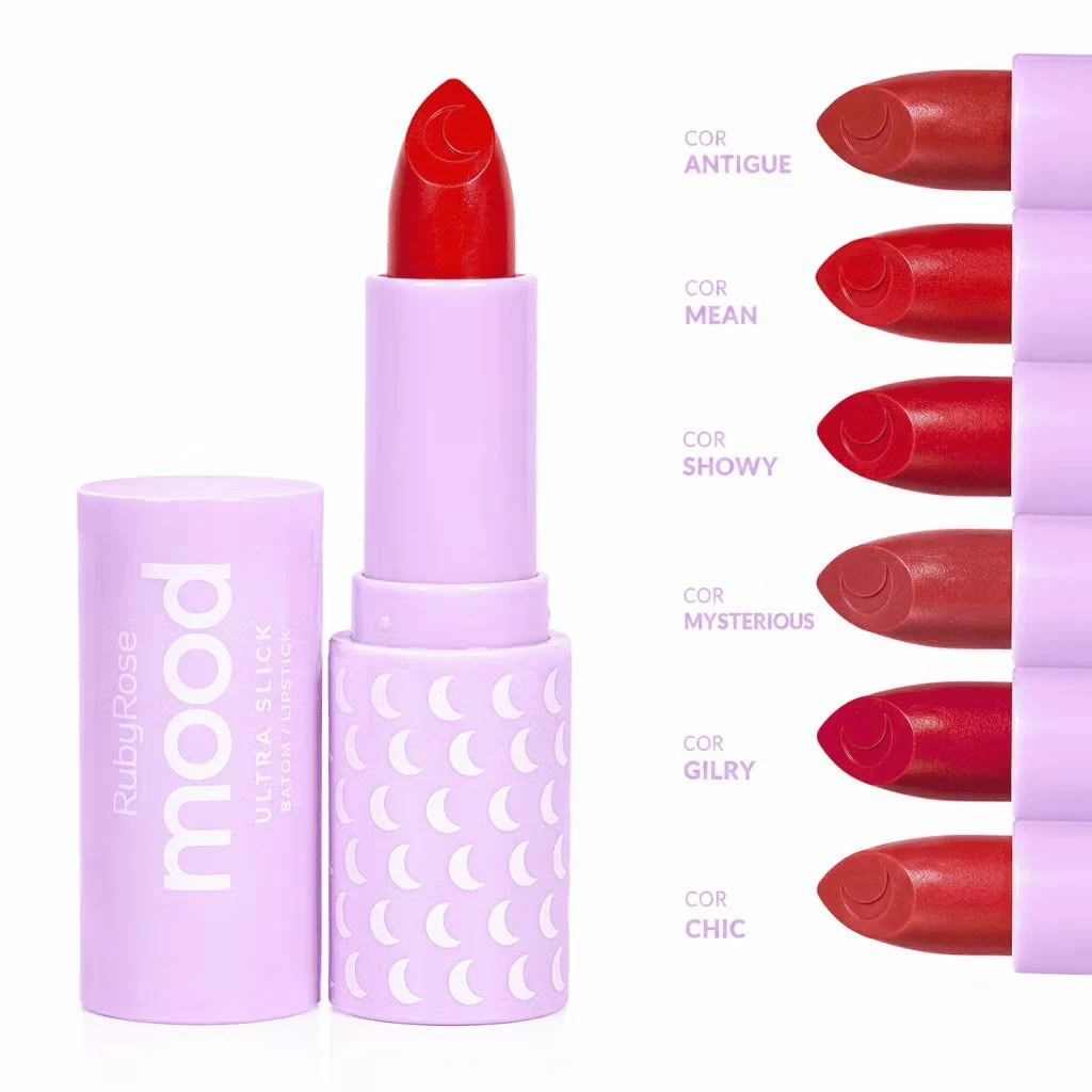 Batom Cremoso Ultra Slick Mood Ruby Rose 3,6g - 3