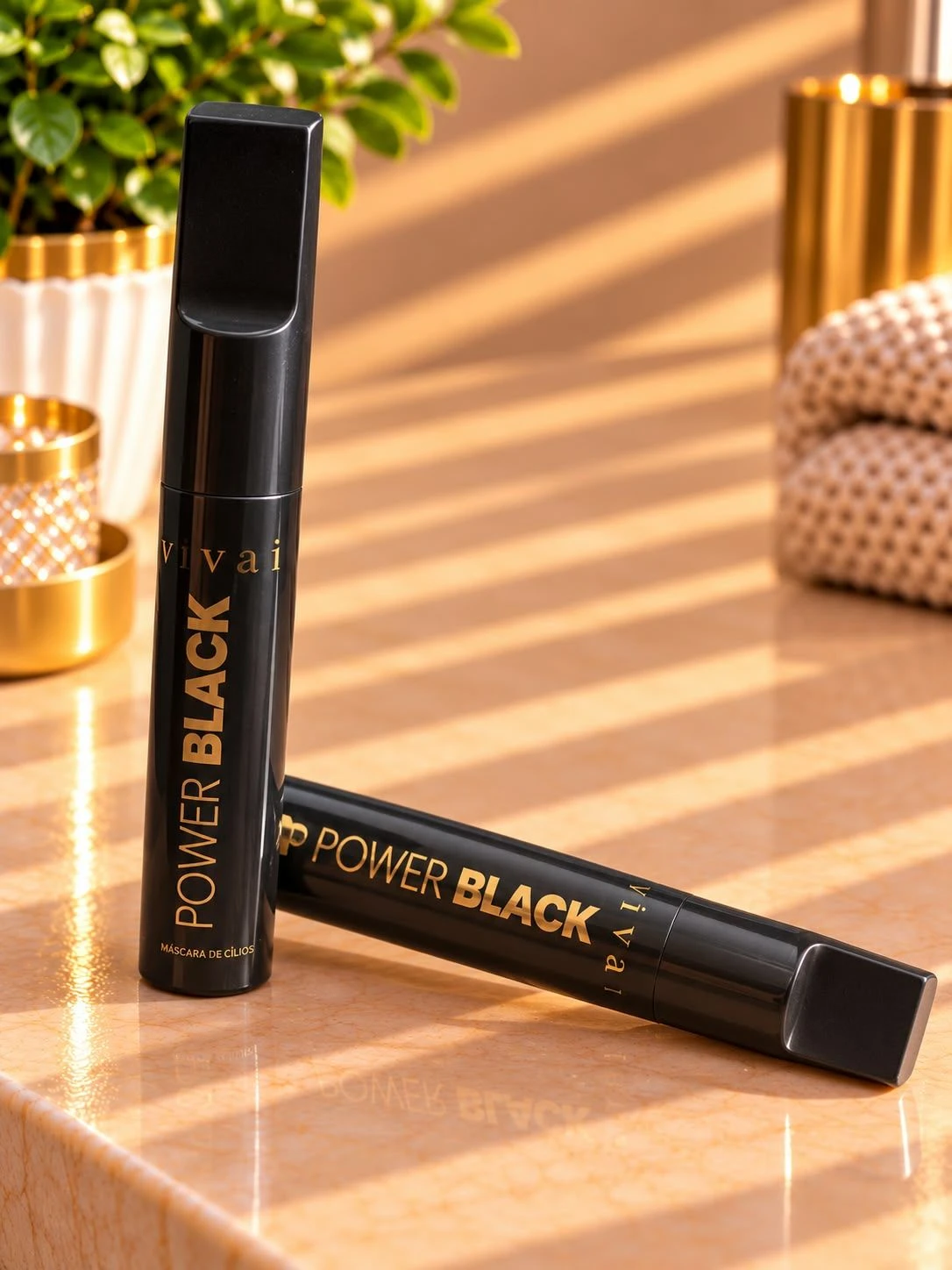 Máscara de Cílios Power Black Vivai - 1
