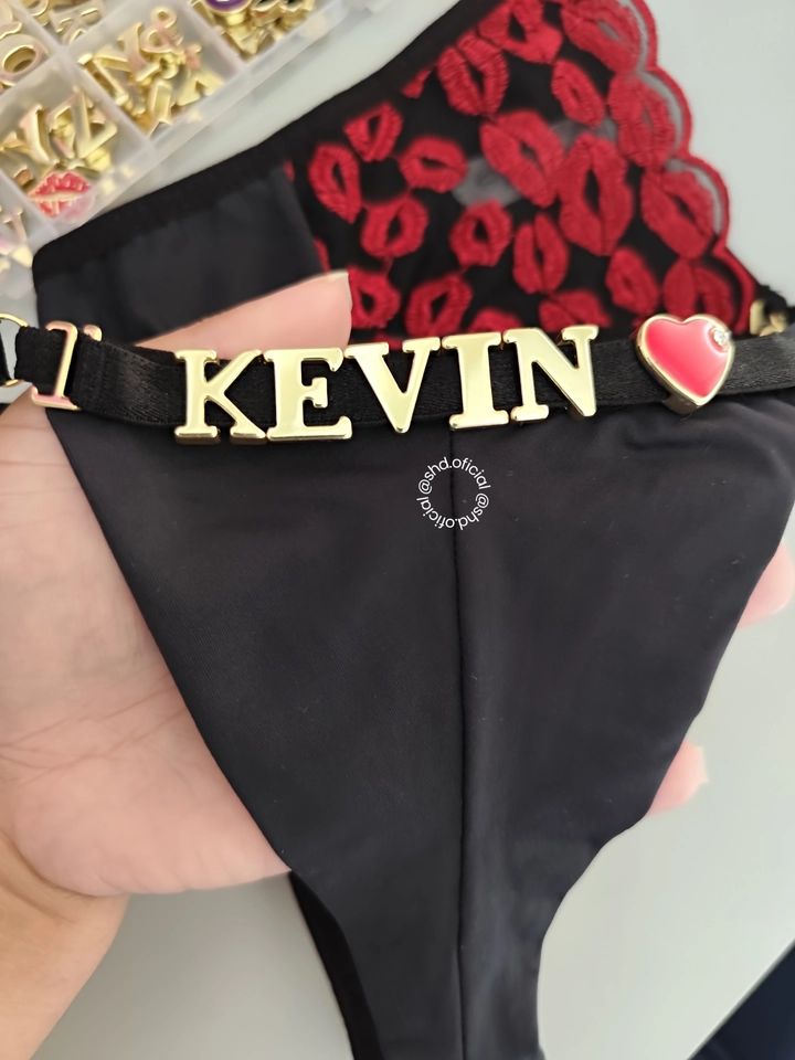 Calcinha Personalizável Kiss -  Fio Duplo - imagem 4