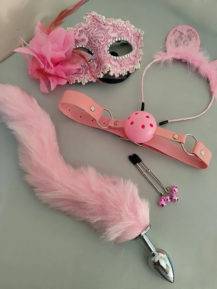 Kit Fetiche Luxo Rosa - imagem 1