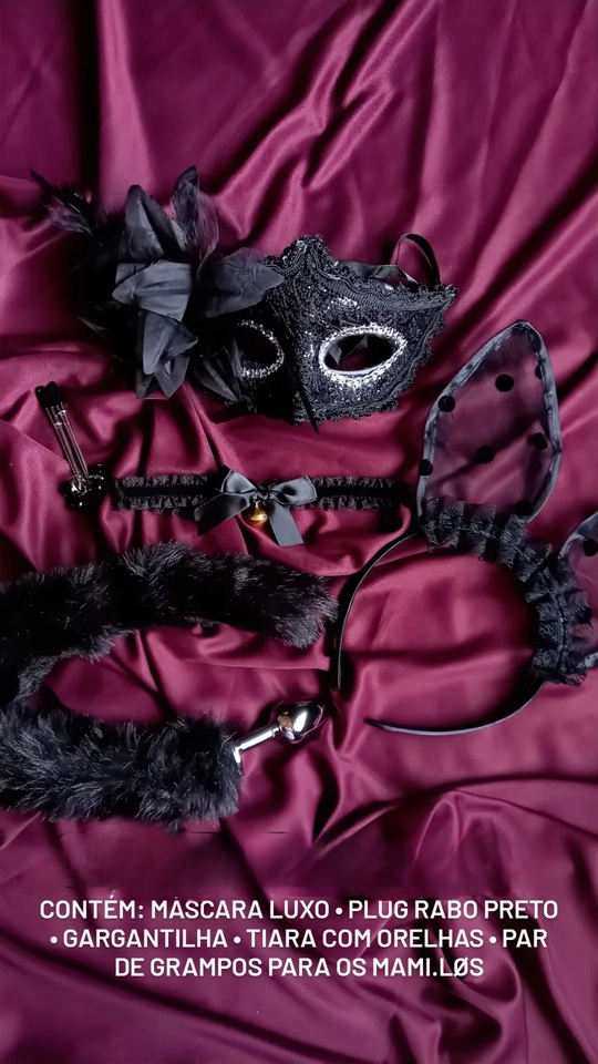 Kit Fetiche Luxo - Preto - imagem 2