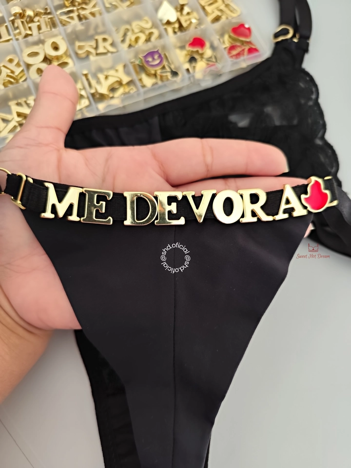 Calcinha Personalizável Kiss -  Fio Duplo - imagem 5