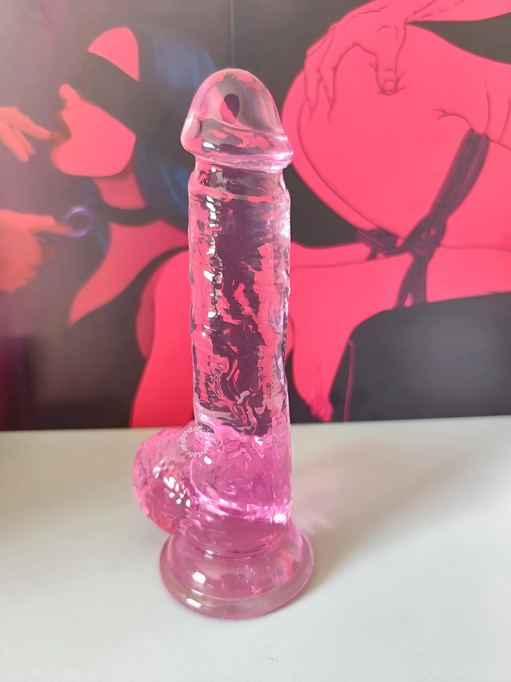 Pênis Maciço Realista em Jelly 20x3,8cm - imagem 4