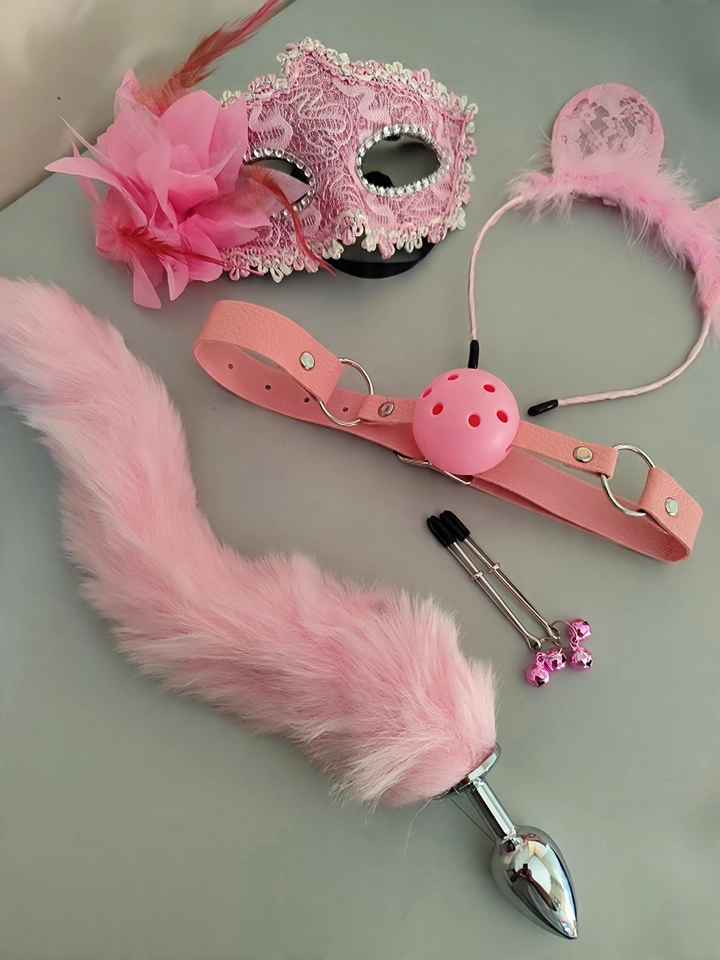Kit Fetiche Luxo Rosa - imagem 2