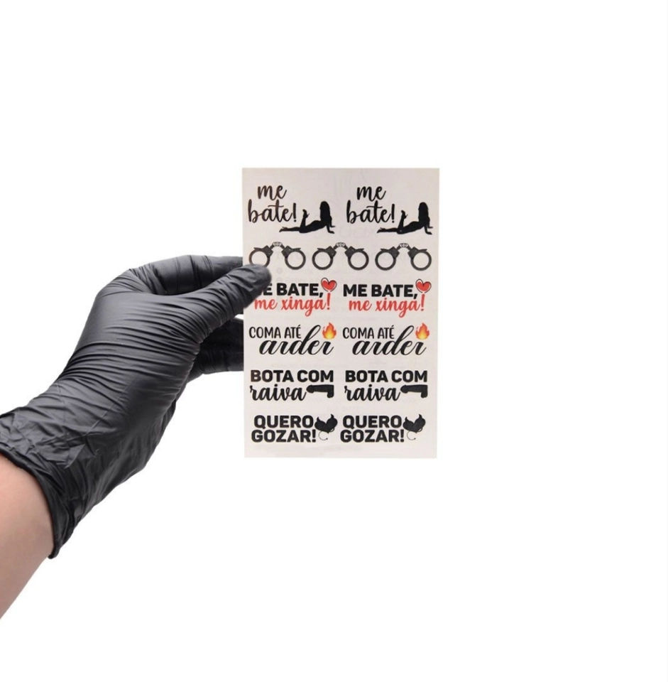 Cartela Tatuagem Temporária - imagem 3