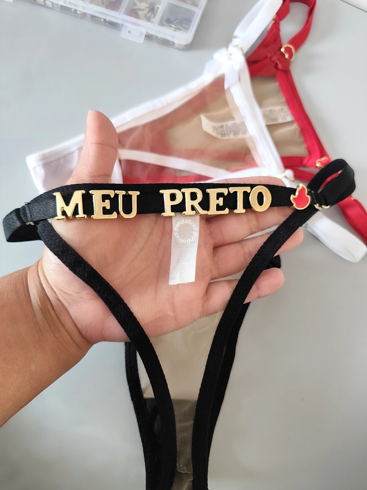Calcinha Ilusion - Personalizável (tule transparente) - imagem 2