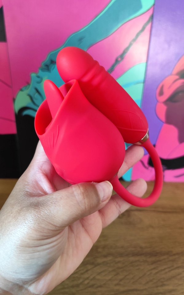 Vibrador Plus - Língua + vai e vem  - 6